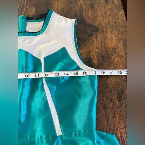 summer cypress unique structure blue dress - Picture 9 of 11